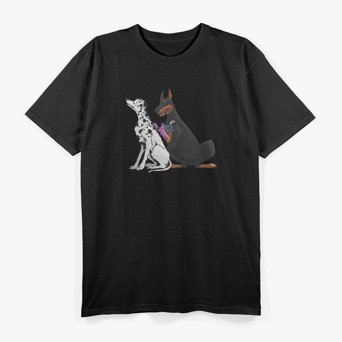 Dalmatian Doberman Cool Dog Breed Lovers Gift T-Shirt