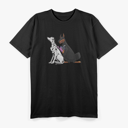 Dalmatian Doberman Cool Dog Breed Lovers Gift T-Shirt