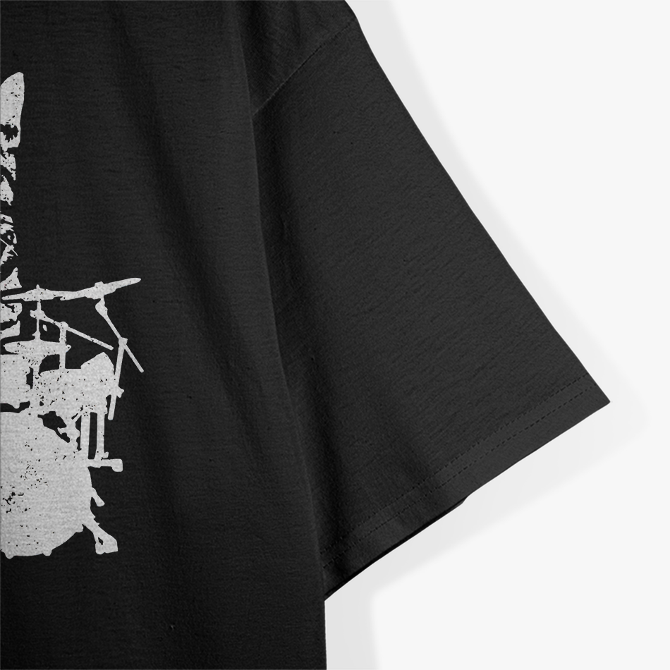 Drummer Cat - Funny Rock & Roll Kitten Playing Drums T-Shirt