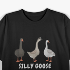 Silly Goose On The Loose Goose Hat Fun T-Shirt