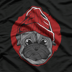 Pug Dog Face Cute Pet Lover Funny Animal T-Shirt