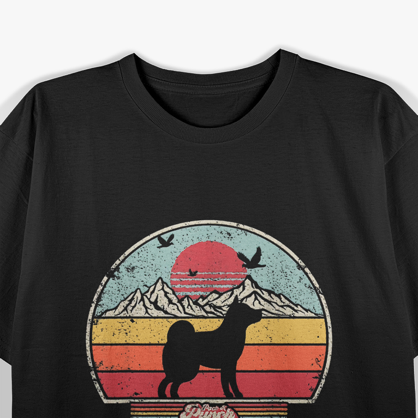 Shiba Inu, Retro Style T-Shirt