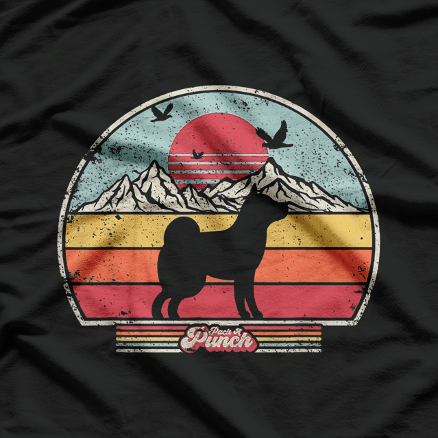 Shiba Inu, Retro Style T-Shirt