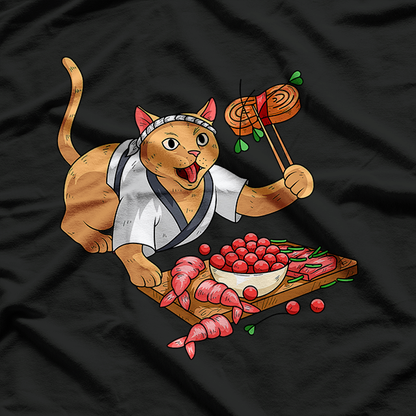 Sushi Cat - A Purrfect Japanese Food Lover T-Shirt