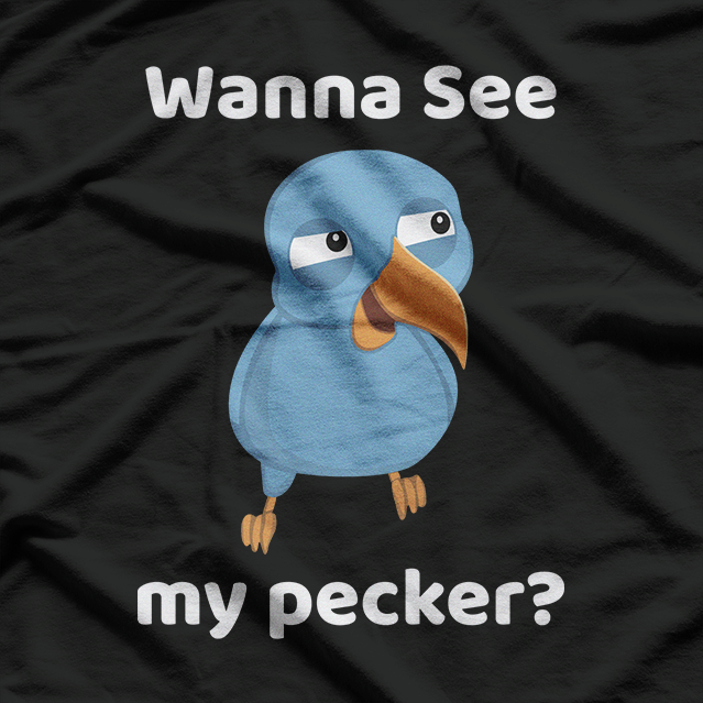 Check Out My Pecker – Funny Bird Humor Woodpecker Lover Gift T-Shirt