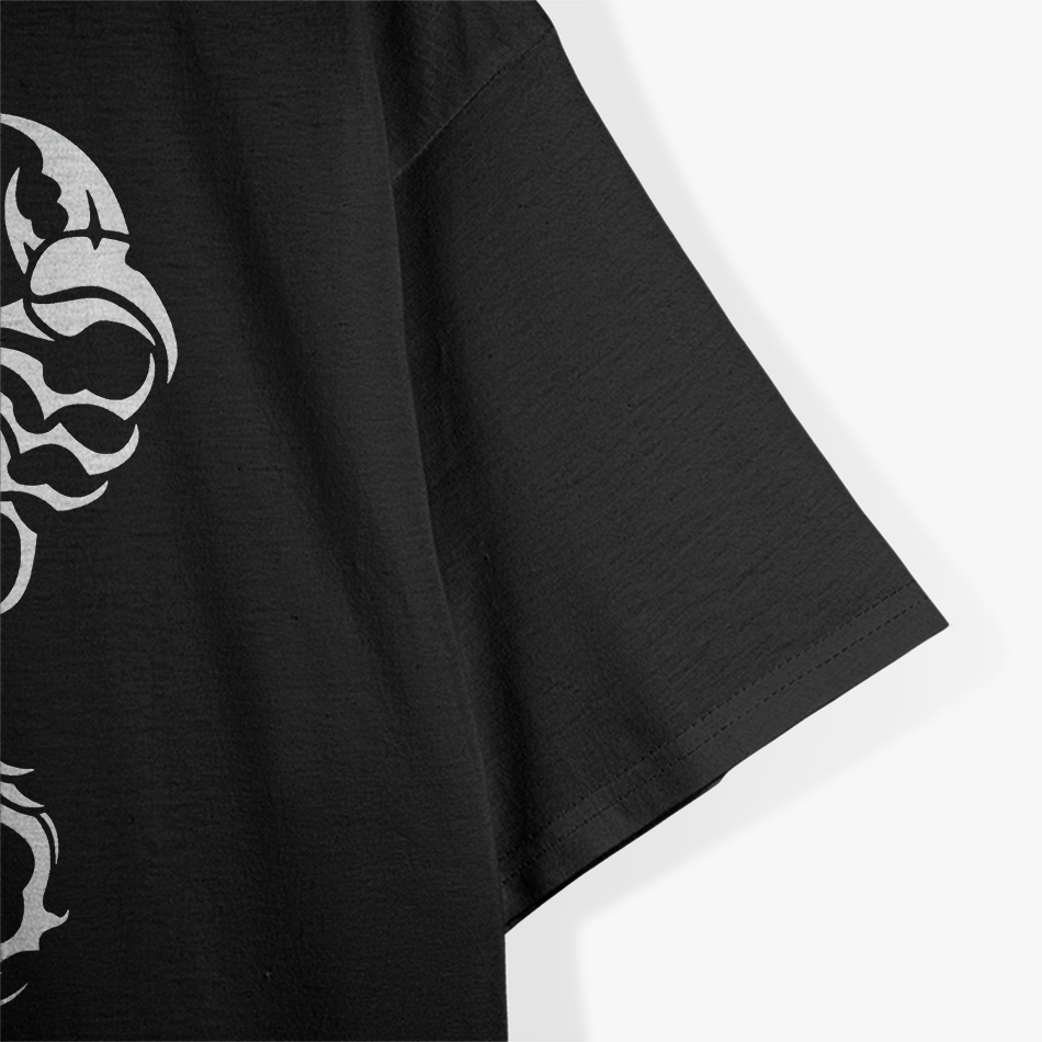 White Scorpion - Minimalist and Bold Animal Design T-Shirt