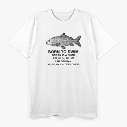 Born to Swim – Ocean Sea Life Diving Water Lover T-Shirt