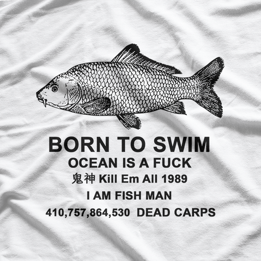 Born to Swim – Ocean Sea Life Diving Water Lover T-Shirt