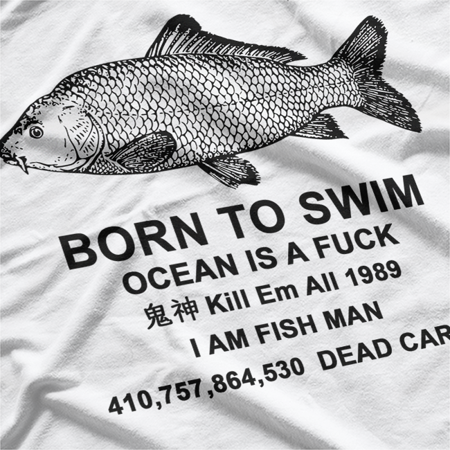 Born to Swim – Ocean Sea Life Diving Water Lover T-Shirt