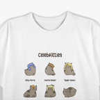 Celeb Kitties Funny Famous Cats Pop Culture Parody T-Shirt