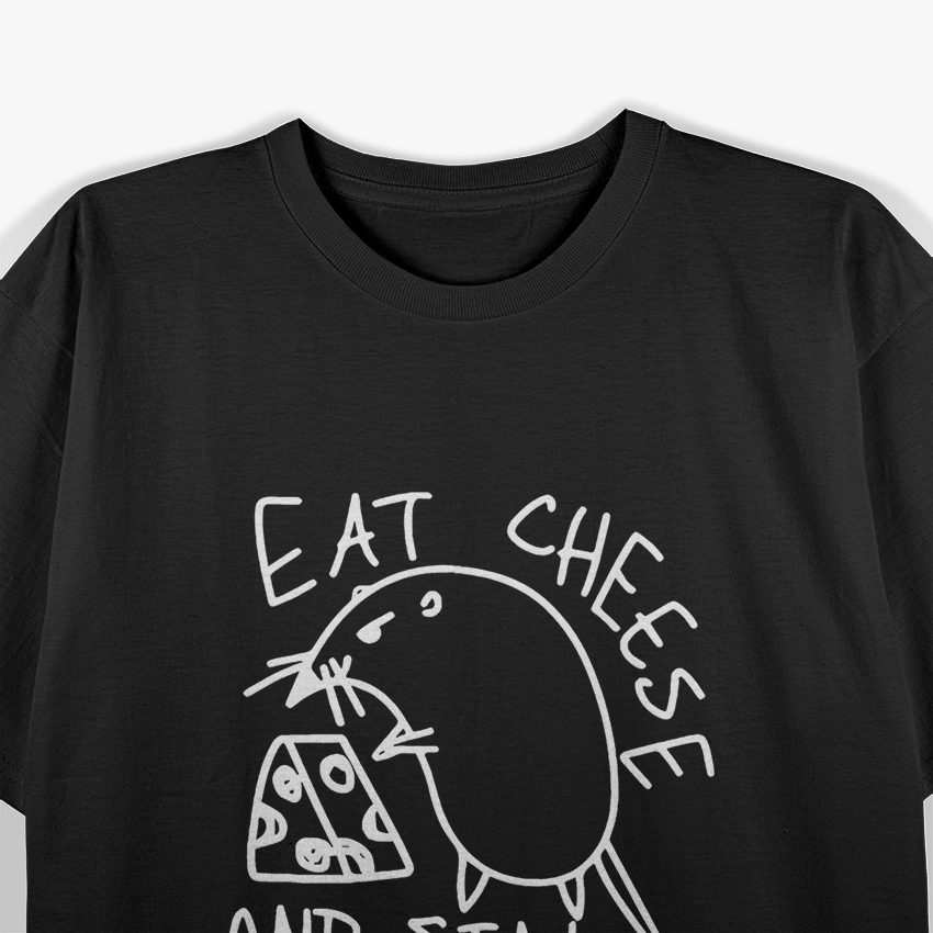 Eat Cheese And Sin Funny Meme Humor Food Lover T-Shirt