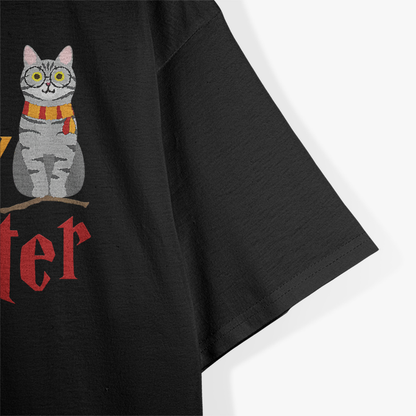 Hairy Pawter Magic Cat Parody T-Shirt