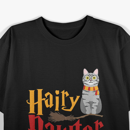 Hairy Pawter Magic Cat Parody T-Shirt