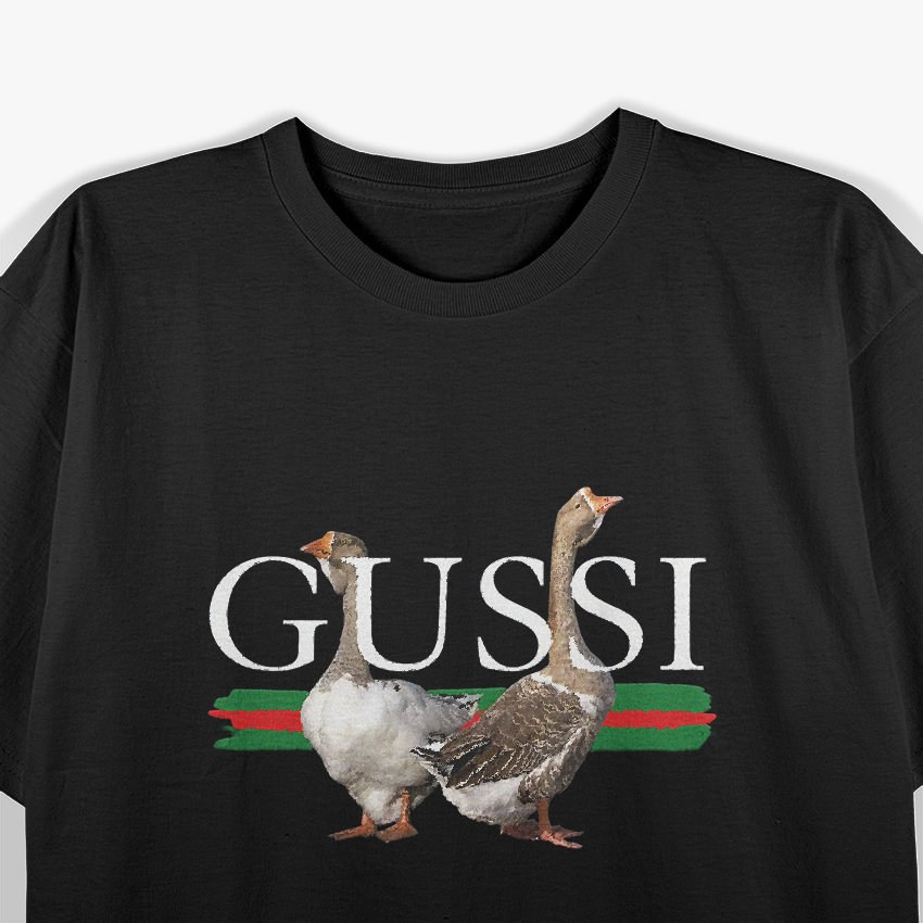 Funny Russian Goose ‘Gussi’ Meme Parody Silly Bird Humor T-Shirt