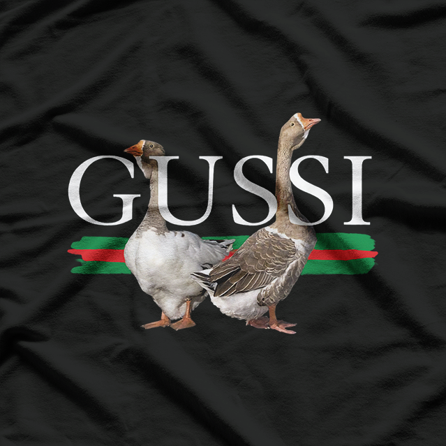 Funny Russian Goose ‘Gussi’ Meme Parody Silly Bird Humor T-Shirt