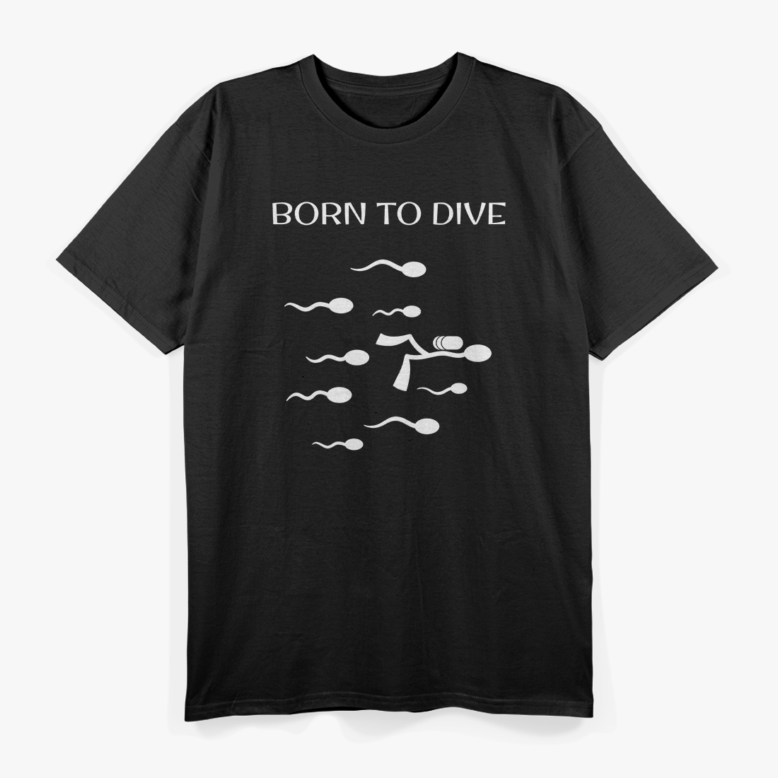 Funny Scuba Diving - I Born To Dive T-Shirt