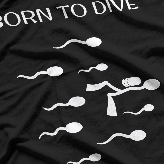 Funny Scuba Diving - I Born To Dive T-Shirt