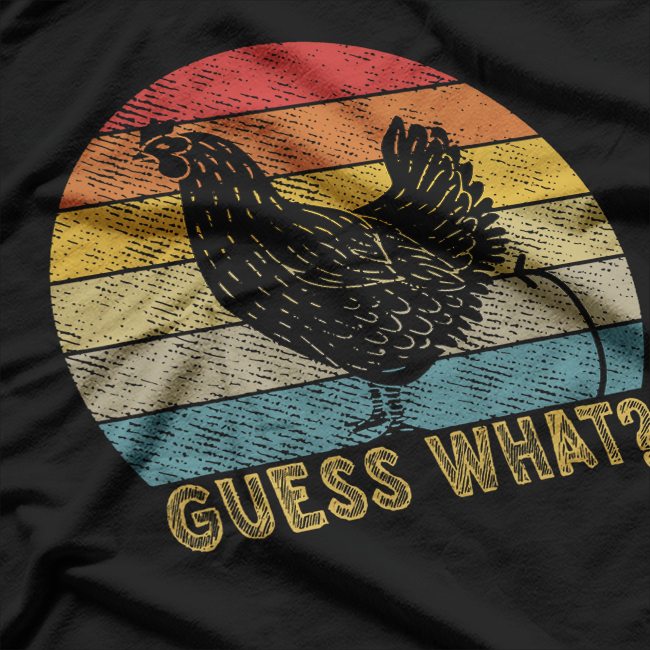 Funny What Chicken Farm Poultry Farmer Retro T-Shirt