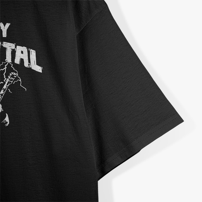 Heavy Meowtal - The Ultimate Cat Rocker T-Shirt