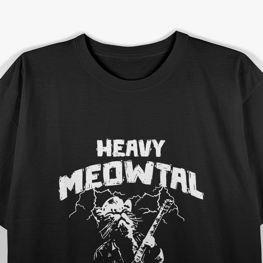 Heavy Meowtal - The Ultimate Cat Rocker T-Shirt