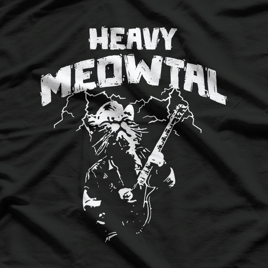 Heavy Meowtal - The Ultimate Cat Rocker T-Shirt