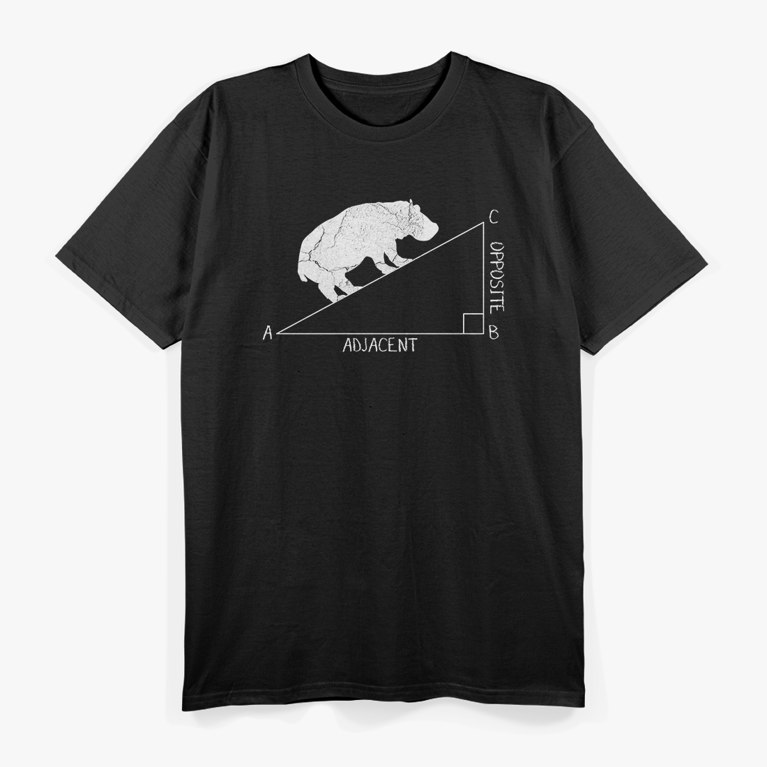 Hippo Humor Funny Angle Joke T-Shirt