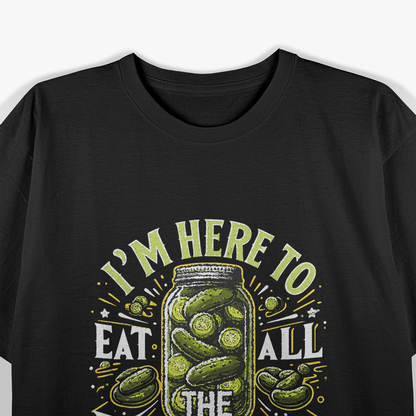 Pickle Lover Jar Funny Quote Graphic T-Shirt