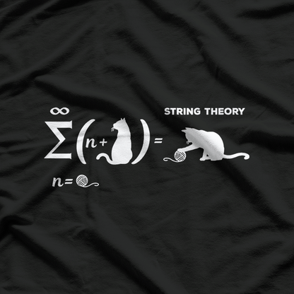 Schrödinger String Theory - Quantum Mechanics Cat Physicist T-Shirt