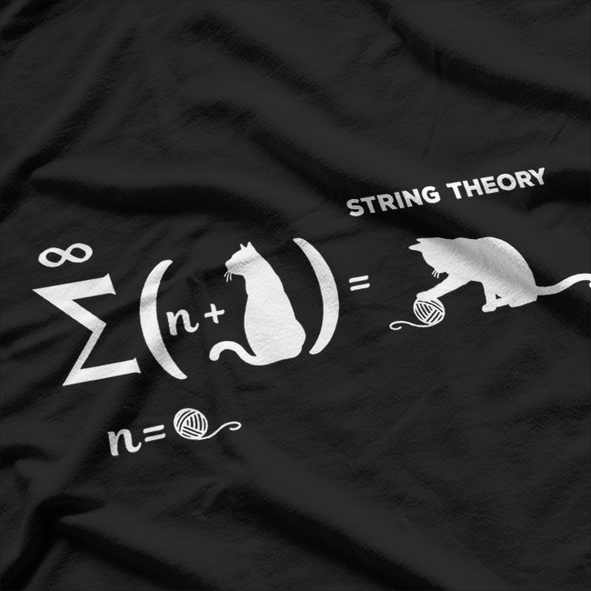 Schrödinger String Theory - Quantum Mechanics Cat Physicist T-Shirt