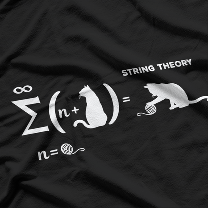 Schrödinger String Theory - Quantum Mechanics Cat Physicist T-Shirt