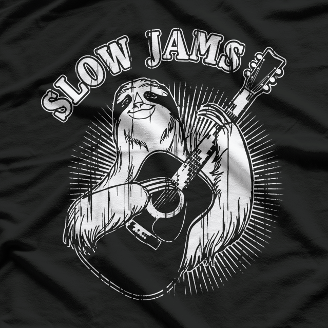 Sloth Playing Guitar T-Shirt