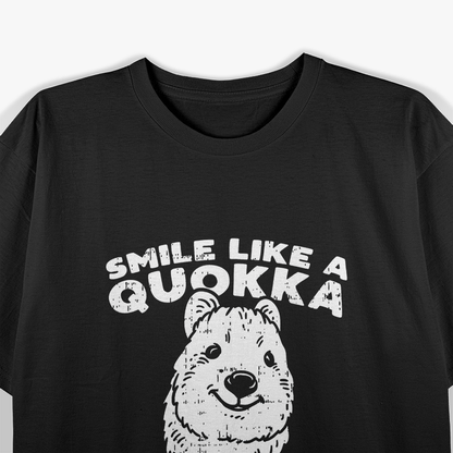 Smile Like A Quokka It’s Friday Australian Happy Animal Lover T-Shirt