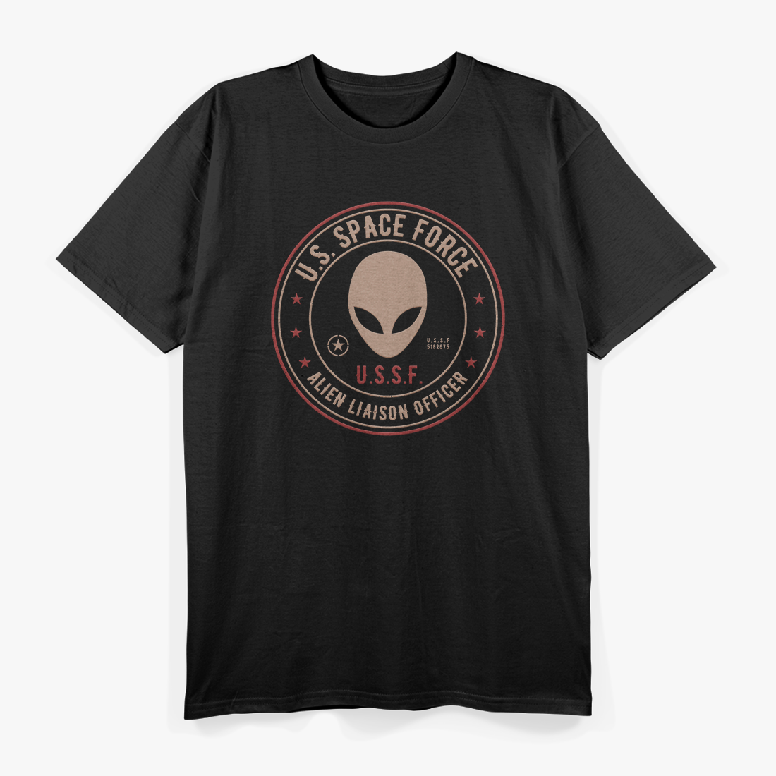 Space Force Alien Liaison Funny Sci-Fi Enthusiast T-Shirt