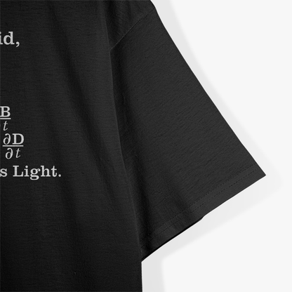 And God Said... And There Was Light - Inspirational Faith T-Shirt