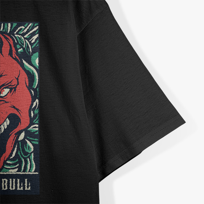 Angry Pitbull Fierce Dog Graphic Vintage Animal Lover T-Shirt