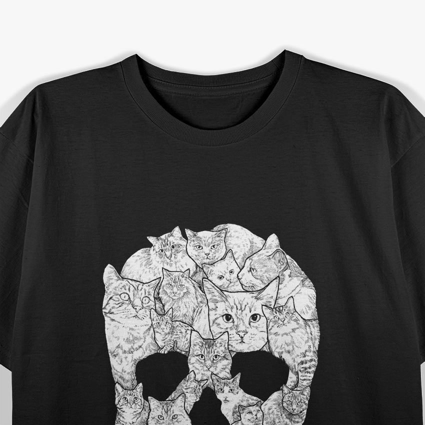 Cat Skull – Cool & Edgy Feline Design Classic T-Shirt