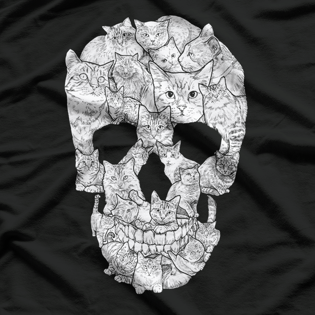 Cat Skull – Cool & Edgy Feline Design Classic T-Shirt