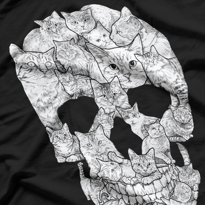 Cat Skull – Cool & Edgy Feline Design Classic T-Shirt