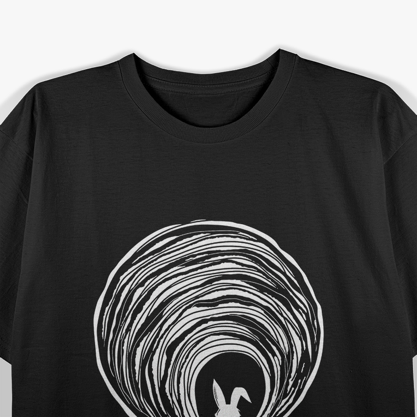 Conspiracy Theories With Rabbit Funny Paranoia Meme T-Shirt