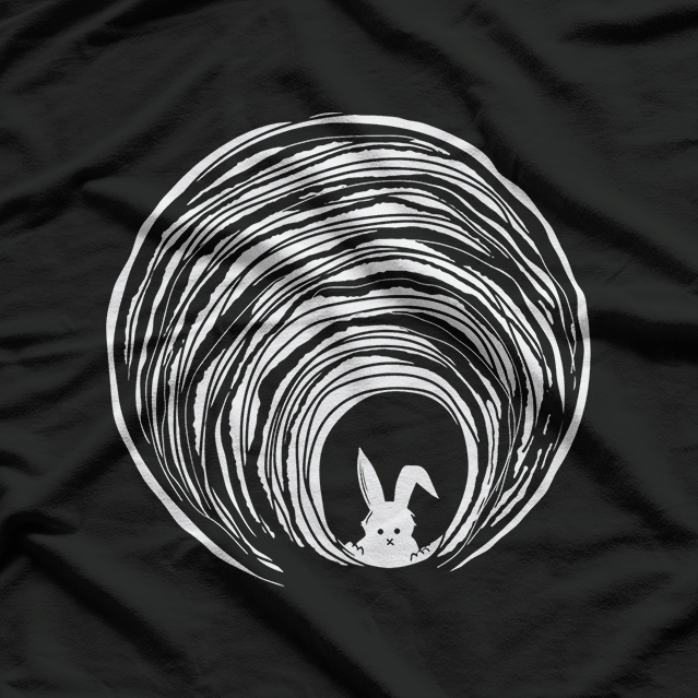 Conspiracy Theories With Rabbit Funny Paranoia Meme T-Shirt