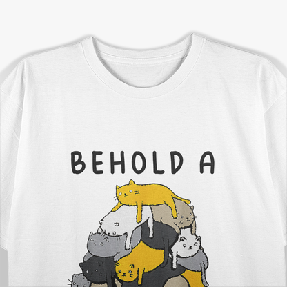 Behold A Meowtain: Cat Lovers' Adventure T-Shirt