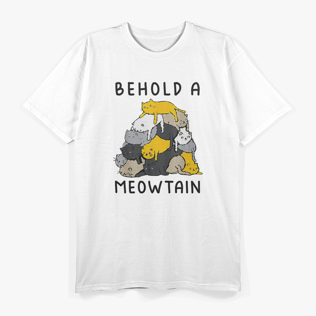 Behold A Meowtain: Cat Lovers' Adventure T-Shirt