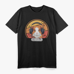 Retro Gaming Guinea Pig Vibes T-Shirt