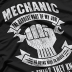 Mechanic Funny Gift - Mechanic The Hardest Part Of My Job T-Shirt