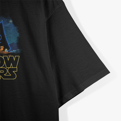 Meow Wars: Funny Cat Sci-Fi Parody T-Shirt