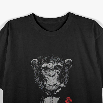 Monkey Business Dirty Strategy Clever Mischief Jungle Animal Fun T-Shirt