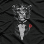 Monkey Business Dirty Strategy Clever Mischief Jungle Animal Fun T-Shirt