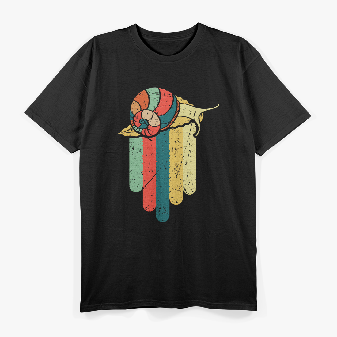 Retro Snail Vintage Art Style T-Shirt