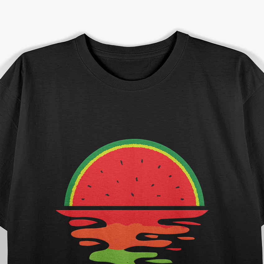 Summer Sunset Water Fruit Sunset Watermelon T-Shirt