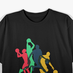 Vintage Basketball - Classic Hoops Style T-Shirt